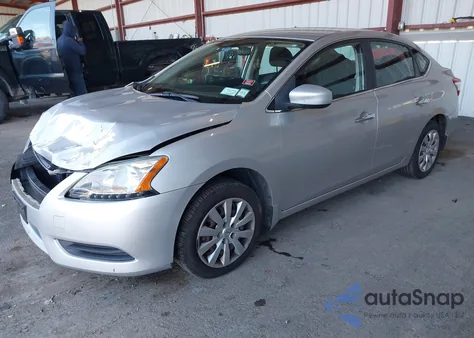 2015 Nissan Sentra S из США, поврежденный, VIN 3N1AB7AP4FY228054